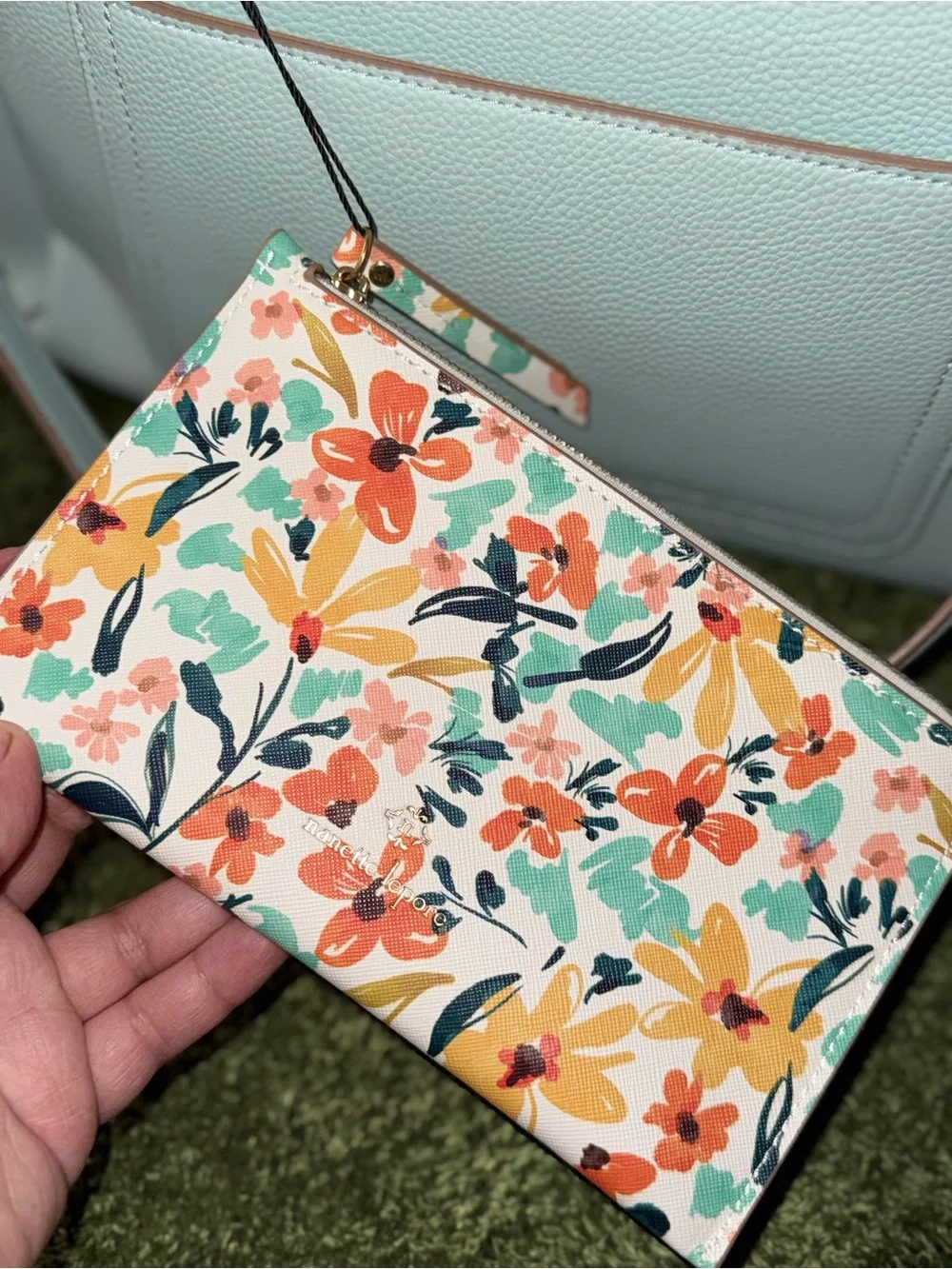 Nanette Lepore Tote Bag with Floral Pouch